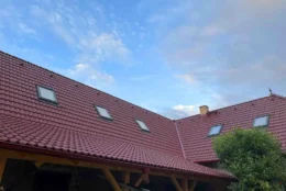 Nová střecha po rekonstrukci